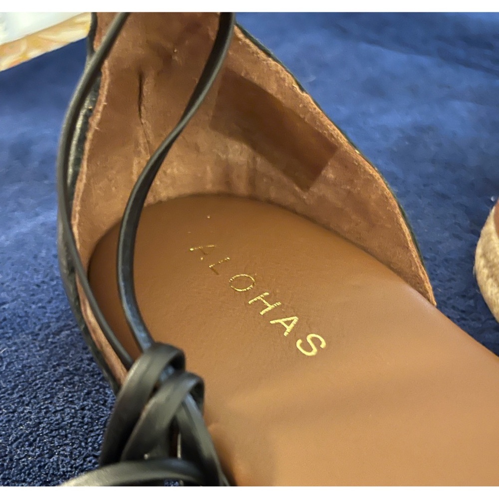 Anthropologie x ALOHAS Wanderer Espadrille Black Sandals
NWT SZ 10 - Picture 7 of 16